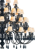 Belle De Nuit 56 Lights Chandelier. Absolute Black (us)