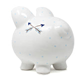 Blue Bohemian Piggy Bank