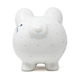 Blue Bohemian Piggy Bank