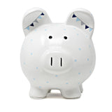 Blue Bohemian Piggy Bank