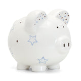 Blue Paper Star Pig