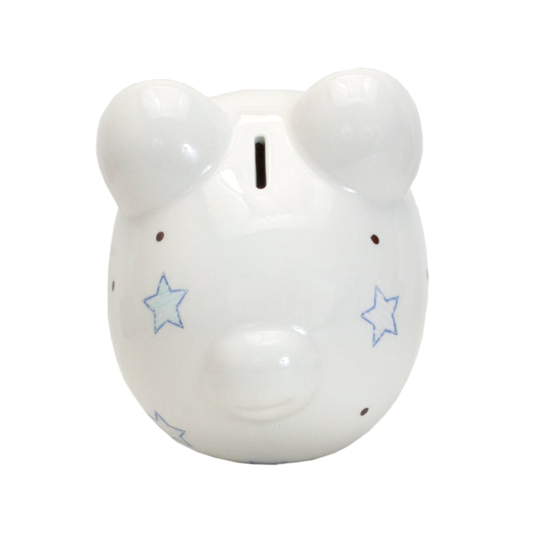 Blue Paper Star Piggy Bank