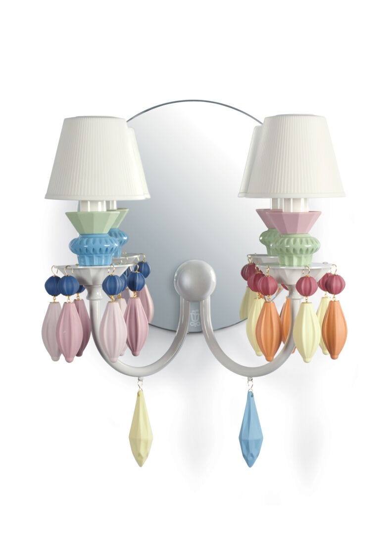 Belle De Nuit 2 Lights Wall Sconce. Multicolor (us)