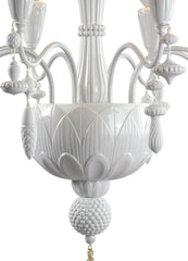 Ivy And Seed 8 Lights Chandelier, White (US)