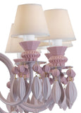 Belle De Nuit 12 Lights Chandelier. Pink (us)