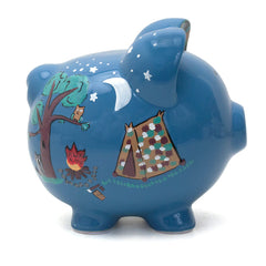 Camping Piggy Bank