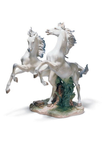 Free As The Wind Horses Sculpture. Limited Edition