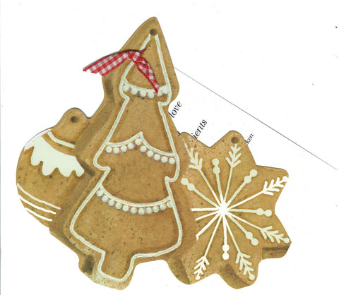 Christmas Cookies Holiday Cards (Set of 60)