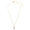 Chroma pendant Mixed cuts, Multicolored, Gold-tone plated