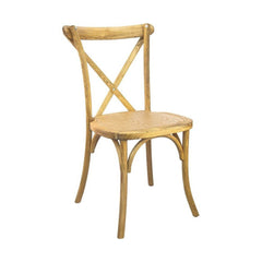 Wooden Cross Back Chair RENTAL