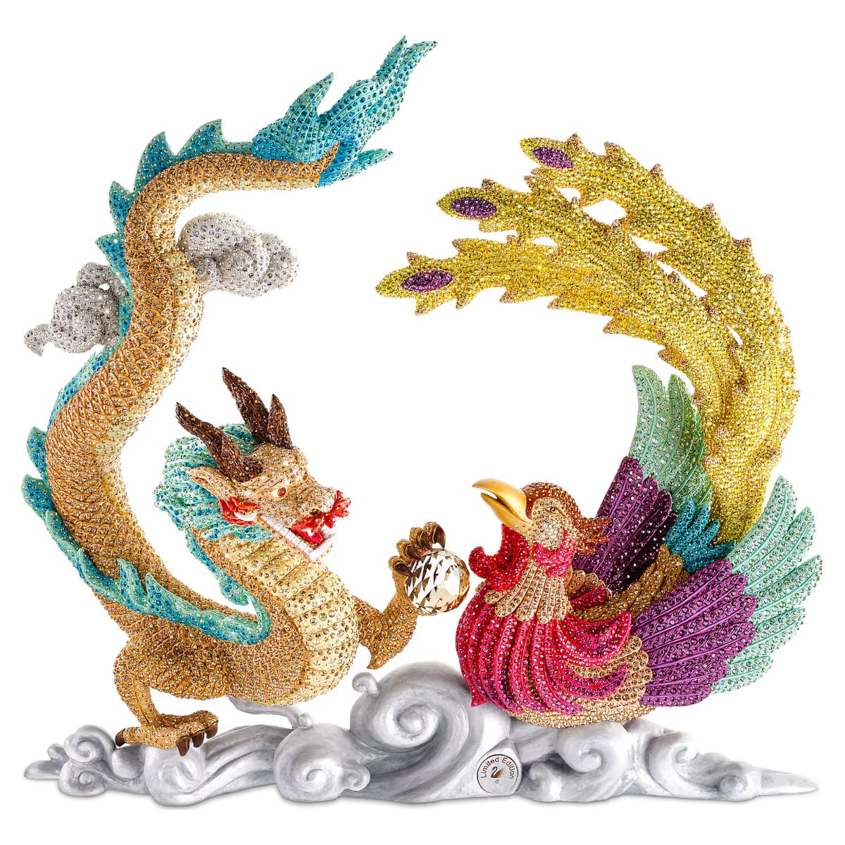 Crystal Myriad Dragon and Phoenix