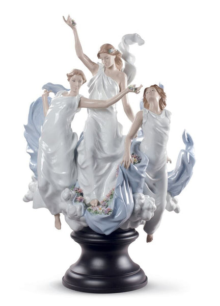 Celebration Of Spring Women Sculpture. Limited Edition