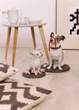 Jack Russell With Licorice Dog Figurine