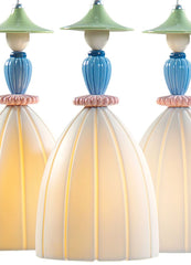 Mademoiselle Round Canopy 3 Lights Sharing Secrets Ceiling Lamp (US)