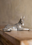 Donkey Nativity Figurine. Gres