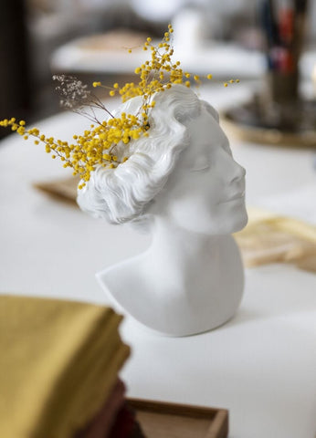 Daisy Woman Bust Vase