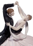 Elegant Foxtrot Couple Figurine. Limited Edition