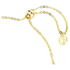 Dextera bracelet Round cut, Green, 18K gold plated