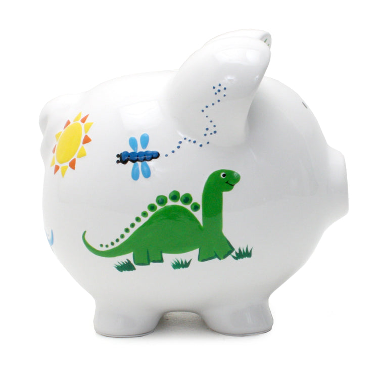 Dinosaurs & Dragonflies Piggy Bank