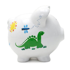 Dinosaurs & Dragonflies Piggy Bank