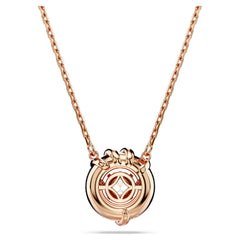 Dragon & Phoenix pendant Dragon’s claw, White, Rose gold-tone plated
