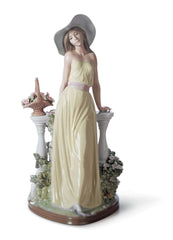 Time For Reflection Woman Figurine
