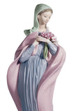 Our Lady With Flowers Figurine