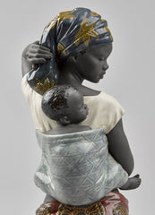 African Bond Mother Figurine