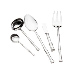 Bamboo Mirrored 18/10 Stainless Steel Serving Spoon