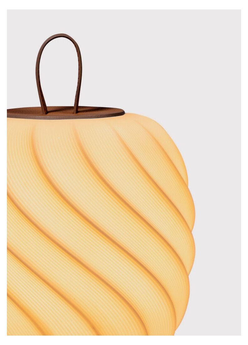 Ice Cream Portable Lamp, Medium, Leather