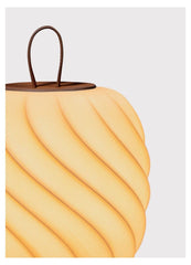 Ice Cream Portable Lamp, Medium, Leather