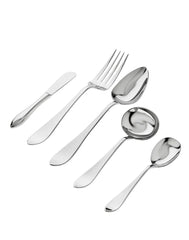 Contorno Mirrored 18/10 Stainless Steel 5 Piece Hostess Set