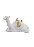Camel Nativity Figurine. Golden Lustre