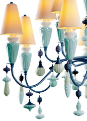 Ivy And Seed 20 Lights Chandelier, Medium Model, Ocean (US)