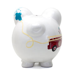 Firetruck Piggy Bank