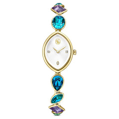 Gema watch Crystal bracelet, Gold tone, Gold-tone finish