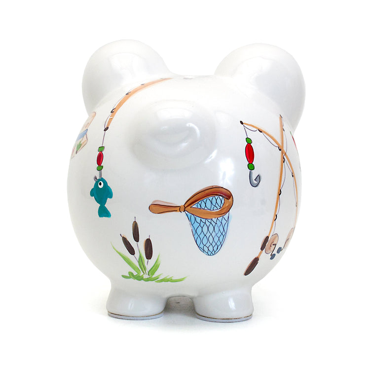 Gone Fishing Piggy Bank