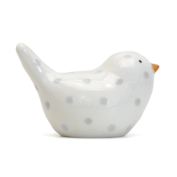 Gray Dotted Birdie Bank