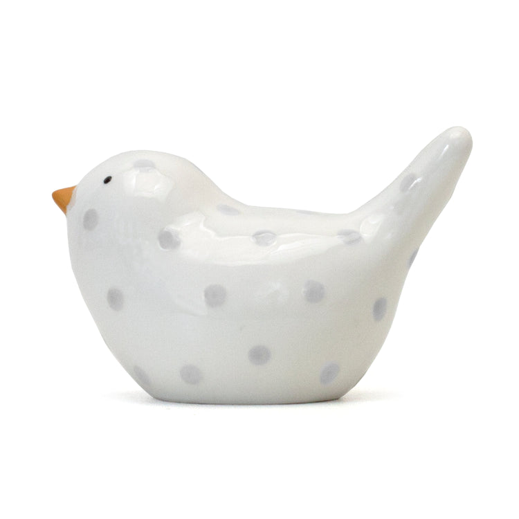 Gray Dotted Birdie Bank
