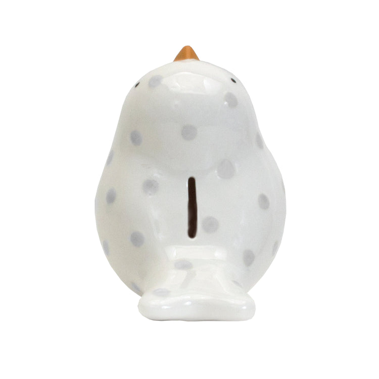 Gray Dotted Birdie Bank