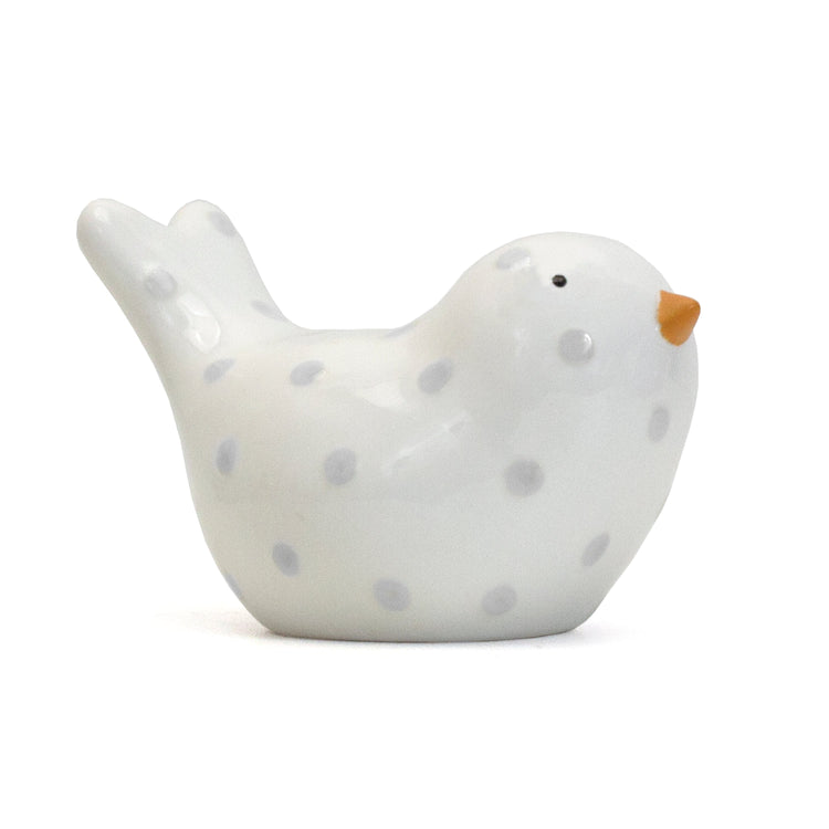 Gray Dotted Birdie Bank