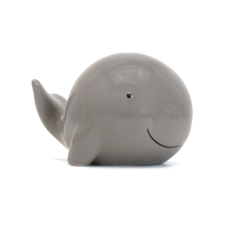 Gray Solid Whale Bank