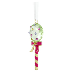 Holiday Cheers Dulcis Lollipop Ornament Green