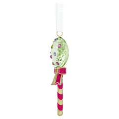 Holiday Cheers Dulcis Lollipop Ornament Green