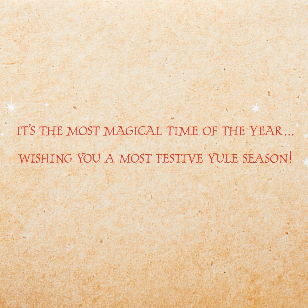 Most Festive Yule Season Harry Potter Christmas Greeting Card