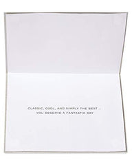 SIMPLY THE BEST FATHER’S DAY CARD