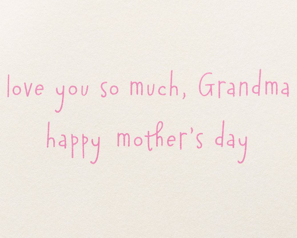 Love You So Much Mother's Day Greeting Card for Grandma