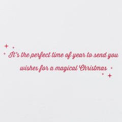 Perfect Time of Year Disney Christmas Greeting Card