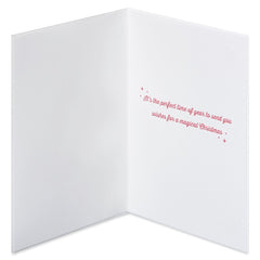 Perfect Time of Year Disney Christmas Greeting Card