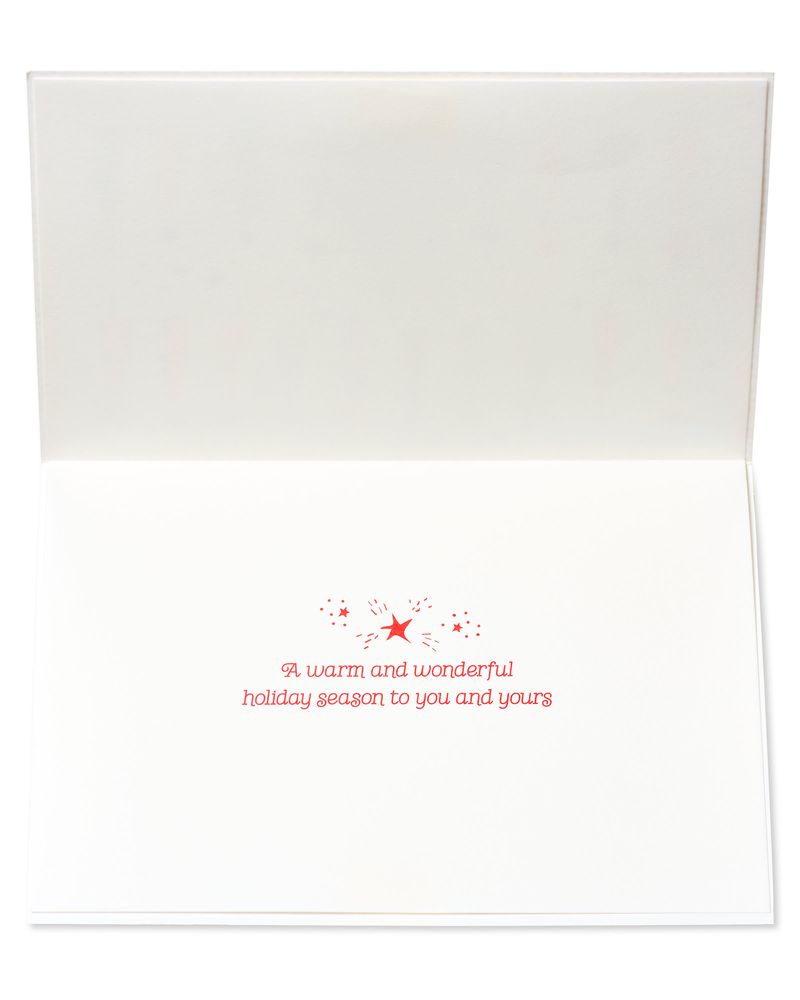 Wonderful Holiday Season Christmas Greeting Card